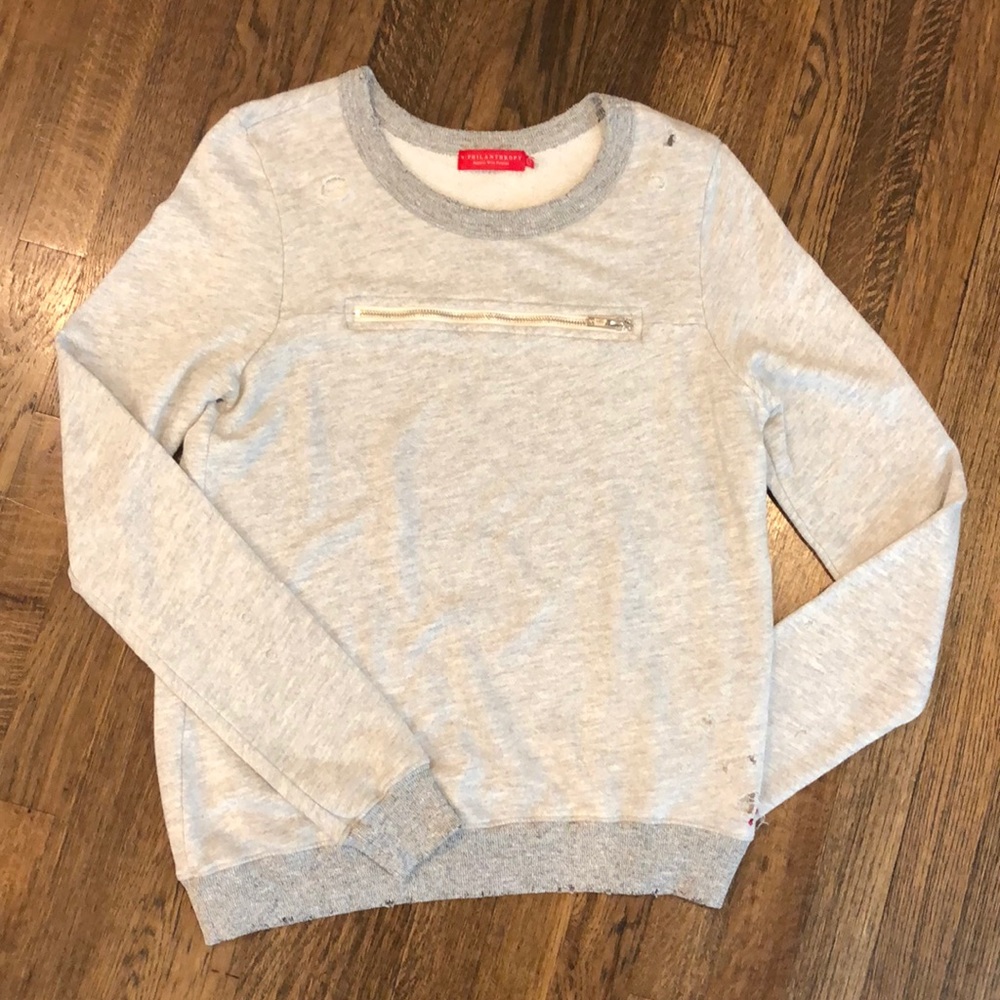 Philanthropy Ash Zip Sweatshirt